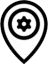 Icon of a location pin.